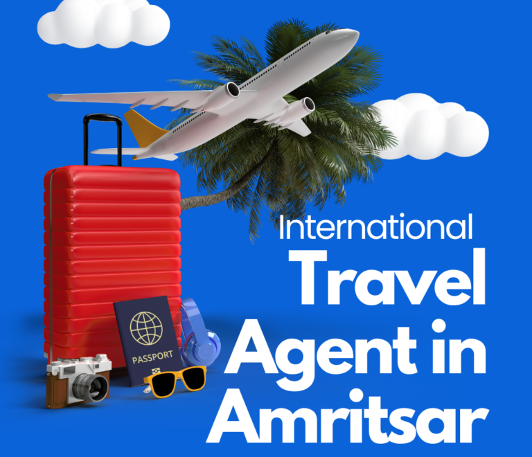 International travel agents in Amritsar offering visa services, flight booking, and tour packages.