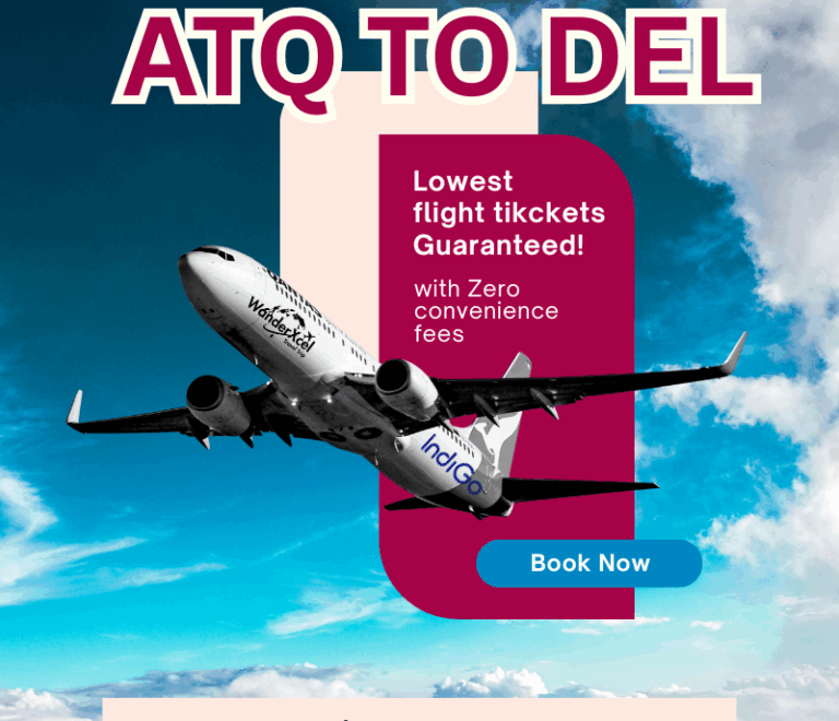 Amritsar to Delhi flight at Sri Guru Ram Dass Jee International Airport ready for takeoff