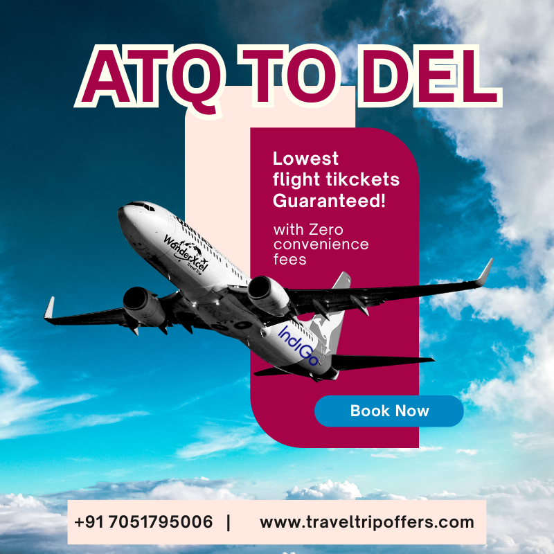 Amritsar to Delhi flight at Sri Guru Ram Dass Jee International Airport ready for takeoff